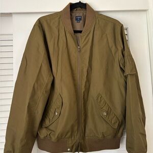 J. Crew Factory Olive Bomber Jacket